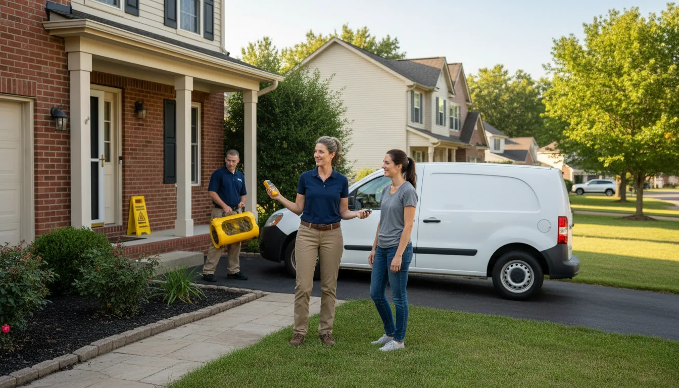 Water restoration image for Dehumidification And Cleanup Services in Willingboro, NJ